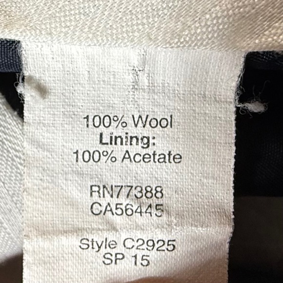 J Crew Voyage Thompson Wool Dress Pants Men's 34x26 (Actual) Gray Flat Front - Picture 6 of 10